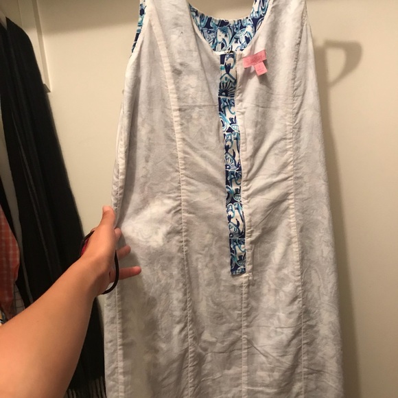 SOLD//BOMBER BLUE GET TRUNKY CATHY SHIFT EEUC SZ 2 - Picture 4 of 4